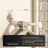 2 pack Hanger Organizer Stacker, Extendable Hanger Storage Rack for Washing Machine Closet Laundry Room Organization, Hanger Stand Rack for Adult Kids Hangers（Only bracket） In Australia - Darrahopens