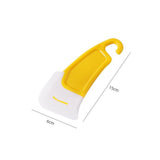 2 pack Kitchen Silicone Spatula Set, High Heat Resistant, Scratch Free, for Resin Transfer and Protect for Cleaning Dishes Pots Pans (Yellow+White) In Australia - Darrahopens