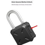 1 Pack Heavy Duty 4 Digit Combination Lock, One Touch Unlocking, Anti-Error Feature, High Security Waterproof Large Outdoor Padlock for School Gym Locker, Fence, Gate, Storage Unit