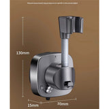 Shower Head Holder Handheld Shower Wand Bracket Adhesive Shower Wall Mount Holder Shower, Removable and Rust-Resistant Shower Bracket with Storage Hook