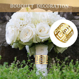 12 Pcs Gold Napkin Rings Hollow Out Napkin Rings Holder Set Metal Serviette Buckle Bulk for Dinner Table Decoration Christmas Holiday Wedding Party Birthday Banquet Gathering