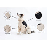 Waterproof Dog Raincoat – Outdoor Full Body Dog Jacket, Windproof Snowproof Shell Suit – All Season Pet Rain Gear（2XL,Only raincoat）