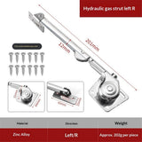 2 pack Adjustable Soft Down Lid Stay - RIGHT and left side, Hydraulic Support Soft Close Lid Supports, Buffer Telescopic Cabinet Door Hinge