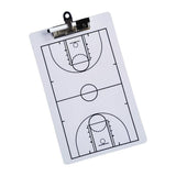 Basketball Coaching Board with Erasable Marker Practice Board Teaching Assistant，Double-Side Basketball Coaching Whiteboard with Marker