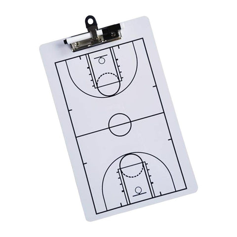 Basketball Coaching Board with Erasable Marker Practice Board Teaching Assistant，Double-Side Basketball Coaching Whiteboard with Marker