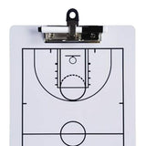Basketball Coaching Board with Erasable Marker Practice Board Teaching Assistant，Double-Side Basketball Coaching Whiteboard with Marker