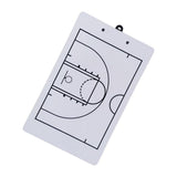 Basketball Coaching Board with Erasable Marker Practice Board Teaching Assistant，Double-Side Basketball Coaching Whiteboard with Marker