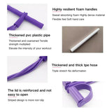 Fitness Resistance Bands-4 Tube Pedal Ankle Puller 2026 Upgrade Stretch Bands for Exercise Sit Up Exercise Equipment AB Training Auxiliary Device Workout Equipment for Women Men