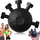 New Hand Forearm Ball Strengthener and Finger Grip Exerciser Balls Wrist Strengthening Guitar Finger Gripper Strength Trainer Hand Squeezer Stretcher Extender Workout