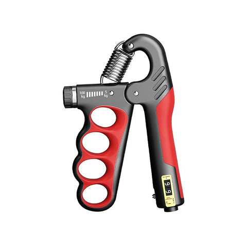 Grip Strength Trainer, Hand Grip Strengthener with Adjustable Resistance , Automatic Counter, Ergonomic Design, Forearm Strengthener for Musicians Athletes and Injury Recovery