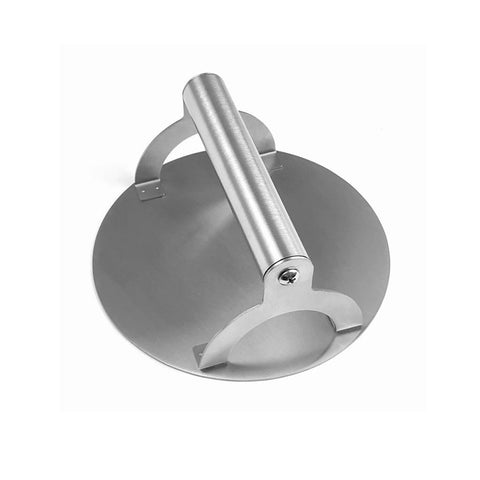 6.3” Burger Smasher | for Griddle Grill Pan Skillet | Weight Gain Flat Presser Smashburger Maker 304 Stainless Steel | Meat Bacon Sandwich Panini | Tool Kit for BBQ Lover In Australia - Darrahopens