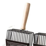 1pcs cat Dog Litter Scoop with a Wooden Handle, Suitable for screening cat Litter Both Indoors and Outdoors(A1) In Australia - Darrahopens
