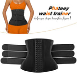 Women Waist Trainer 3 Straps - Tummy Control Sweat Girdle Workout Slim Belly Band for Weight Loss ，Corset Slimming Body（Large） In Australia - Darrahopens