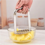 Potato Masher Stainless Steel, Best Mashed Potatoes Masher Kitchen Tool, Potato Smasher For Potatoe, Avocado, Sweet Potato, Beans, Large Heavy Duty Metal Mashing Utensil, 4.72 Inch