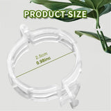 200Pcs Secured Plastic Plant Clips, New Combinable Plant Support Clips, Plant Clips for Climbing Plants, Tomato Grape Vine Vegetables Fixing Clips, Plant Clips for Trellis & Peony Cages（White）