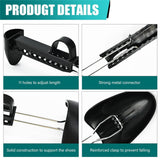 5 Pairs Plastic Shoe Tree Stretcher Shaper for Men Adjustable Length Shoes Boot Holder Shaper Support(Black Men) In Australia - Darrahopens