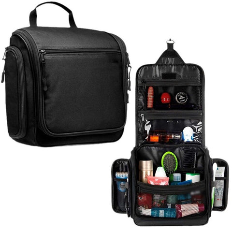 Travel Toiletry Bag for Men and Women - (12.20× 3.15 × 10.63 ”) Large Hanging Toiletry Organizer , with Sturdy Zippers and 19 Compartments for Toiletries In Australia - Darrahopens