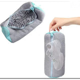 Shoe Washing Machine Bag Laundry Shoe Bags for Washing Machine, 2Pcs Shoe Washing Bag Shoe Laundry Bag for Washer and Dryer Reusable Shoe Washing Bags (Grey-2Pcs)