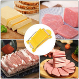 Slicer Cuts Spam, Luncheon Meat, Boiled Eggs Ham Into 13 Neat And Equal Slices Without Mashing (Only Suits Soft Cheese)
