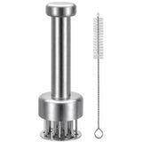Meat Tenderizer Tool, 304 Stainless Steel, with stainless steel needle & Retractable Safety Guard, for Tenderizing Beef, Turkey, Chicken, Steak, Dishwasher Safe In Australia - Darrahopens