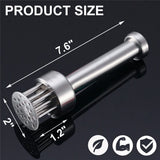 Meat Tenderizer Tool, 304 Stainless Steel, with stainless steel needle & Retractable Safety Guard, for Tenderizing Beef, Turkey, Chicken, Steak, Dishwasher Safe In Australia - Darrahopens