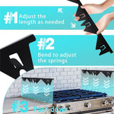 Stainless Steel Stove Gap Covers (2PCS),Stove Gap Filler,Range Trim Kit,Stove Gap Guard for Kitchen Oven Between Stovetop and Counter,Easy Clean Heat Resistant,Adjustable Length 13.8'' to 27.5'',Black