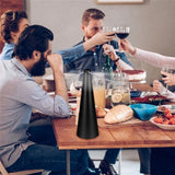 2 Pack Outdoor Fly Repellent Fan, Outside or Inside Table use, Restaurant, Barbeque, Events, Deter Flies, Wasps, Bees, Other Moscas and Bugs Away, Battery Operated, Tabletop, Hanging Hook.