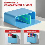 Pack of 5 Magnetic Dry Erase Marker Holder, Pen Pencil Holder Storage Organizer for Whiteboard, Refrigerator and Other Magnetic Surfaces