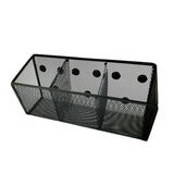 Magnetic Pencil Holder - Extra Strong Magnets Mesh Marker Holder Perfect for Whiteboard, Refrigerator and Locker Accessories (3 Baskets, 1 Pack Black) In Australia - Darrahopens