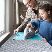 Portable Ironing Mat Blanket (Iron Anywhere) Ironing Board Replacement, Iron Board Alternative Cover 14.7*33.5 inch