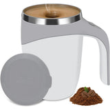 Self Stirring Mug, 380ml Rechargeable Automatic Stirring Cup for Coffee, Tea, Hot Chocolate & Protein Shakes, Insulated Stainless Steel Travel Tumbler with Handle for Home, Office, Car & Gifts In Australia - Darrahopens