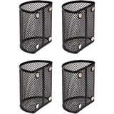 Magnetic Pencil Holder - Locker Accessories, 4 Pack Magnetic Pen Holder for Refrigerator for Home School and Office, Black In Australia - Darrahopens