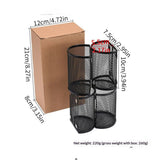 Magnetic Pencil Holder - Locker Accessories, 4 Pack Magnetic Pen Holder for Refrigerator for Home School and Office, Black In Australia - Darrahopens
