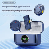 Wireless Lavalier Microphone , Noise Canceling USB C Microphones Clip on Mic with Charging Case for Video Recording Vlogging In Australia - Darrahopens
