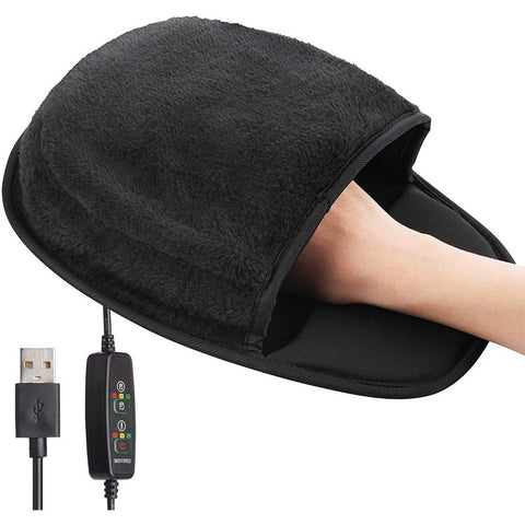 USB Heated Mouse Pad Hand Warmer -Temperatures/Time Limits - Controller Included - Works with All PC Mice - Makes a Great Gift for PC Users In Australia - Darrahopens