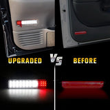 LED Interior Door Light Door Panel Courtesy Warning Light Lamp Assembly Compatible with 1999-2006 2pcs