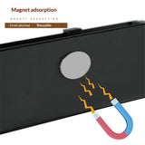 2 Pack Magnetic Spice Storage Rack Organizer for Refrigerator and Oven, Black Fridge Organizers and Storage