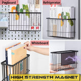 Magnetic Basket Fridge Lint Bin Dryer Ball Holder Laundry Room Organization Home Storage for Class Office School 2pcs In Australia - Darrahopens