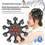 Electric Scalp Massager Head Massager, 10 Vibrating Contacts,  Multiple Massage Modes to Release Pressure, One Size Fits Most, Ideal Gift In Australia - Darrahopens