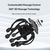 Electric Scalp Massager Head Massager, 10 Vibrating Contacts,  Multiple Massage Modes to Release Pressure, One Size Fits Most, Ideal Gift
