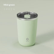 Self Stirring Mug, Electric Auto Mixing Cup with Magnetic Stirring, Rechargeable for Coffee, Milk & Cocoa (Green) In Australia - Darrahopens