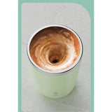 Self Stirring Mug, Electric Auto Mixing Cup with Magnetic Stirring, Rechargeable for Coffee, Milk & Cocoa (Green) In Australia - Darrahopens