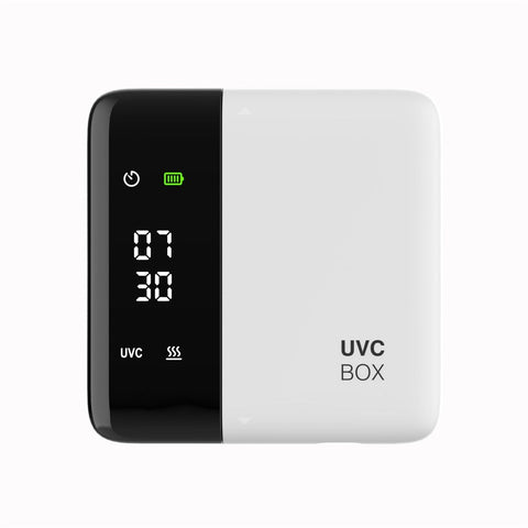 UV Toothbrush Sanitizer Holder & Cleaner with LED Clock Display & Hot Air Drying – Wall-Mounted UV Tooth Brush Holder for Bathroom Decor, Travel Use, Rechargeable Portable Design, Fits All Brushes