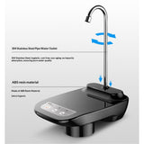 Drinking Water Dispenser Pump, 5 Gallon Automatic Electric Drinking Water Bottle Pump USB Rechargeable Portable Water Pump with Switch Control for 1-5 Gallon Water Jugs In Australia - Darrahopens