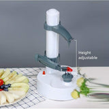 Electric Potato Peeler for Kitchen Vegetable Peelers for Zucchini Carrot Automatic Potato Peeler Electric Peeler Fruit Peeler for Apples Orange Mango Lemon Kiwi Rotate Express