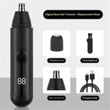 Ear and Nose Hair Trimmer for Men, Professional Painless USB Rechargeable Eyebrow & Facial Hair Trimmer Precision Tool with Powerful Motor and Dual-Edge Blades, In Australia - Darrahopens