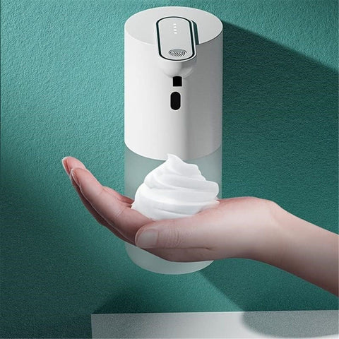 Automatic Foaming Soap Dispenser, Rechargeable, 400ml Touchless Soap Dispenser, Wall-Mounted, Waterproof Hands Free Infrared Motion Sensor Countertop, Auto Foam, Soap Pump In Australia - Darrahopens