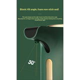 Foaming Soap Dispenser - 10oz/300ml Rechargeable, Touchless Hands Free for Bathroom and Kitchen（Green）