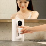 Automatic Mouthwash Dispenser 540ml Touchless Mouthwash Dispenser for Bathroom  USB Rechargeable and 3 Dispensing Levels with Led Screen Wall-Mounted or Countertop Use-White In Australia - Darrahopens