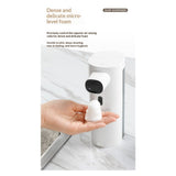 Automatic Soap Dispenser Touchless,Foaming Soap Dispenser 300ml USB Rechargeable Dispenser Electric 3 Level Adjustable for Bathroom Kitchen (White) In Australia - Darrahopens